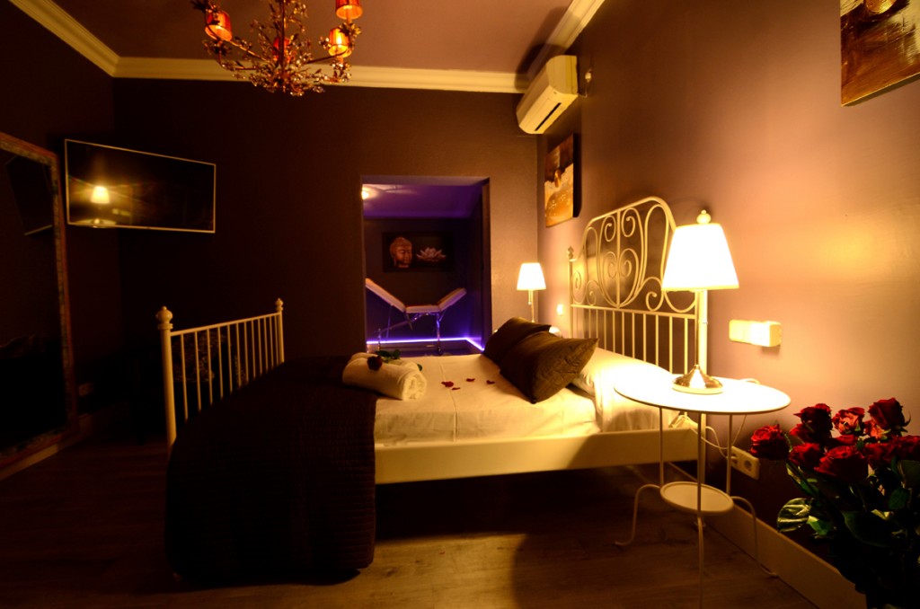 Suite Romance con ambiente cálido en Madrid